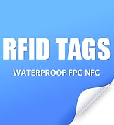 NFC Tags, Programmable RFID Stickers Tag215, Round Waterproof Flexible Fpc NFC Labels for Phones,...