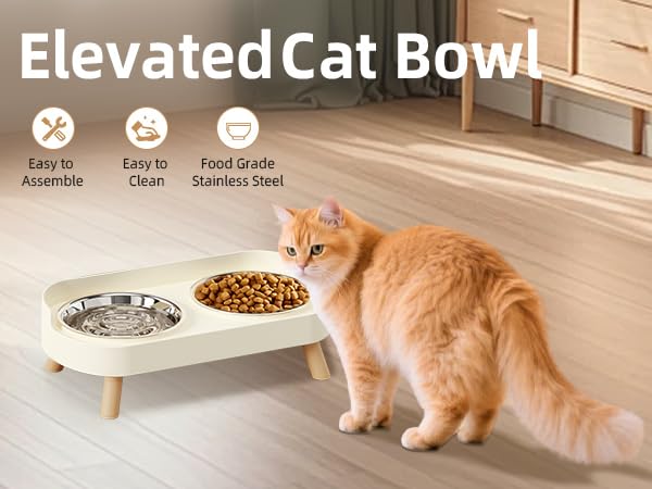 elevated cat bowls