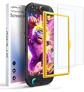 JSAUX 2-Pack Anti-Glare Screen Protector for Nintendo Switch 2 | Matte Tempered Glass | Easy to I...
