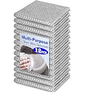 12 Pcs Multipurpose Wire Dishwashing Rag, 7.87" x 7.87" Non Scratch Wire Dishcloth, Double-Layer ...