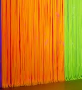 Mega-L Glow in The Dark Party Supplies, 3 Pack Neon Party Decorations 9.9 x 6.6 ft Fluorescent Ma...