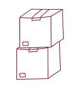 100 Pieces - Large Moving Stickers for Boxes, Colored Box Packing Labels Color Coded - 6 x 4 inch...