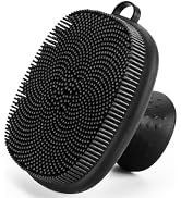 Face Scrubber, SANLESS Premium Silicone Face Scrubber Handheld Facial Cleansing Brush Skin Care T...