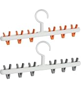 Foshine Clothes Hanger 2 Pack Clothes Drying Racks Windproof for Drying Socks Bras Underwears Bab...