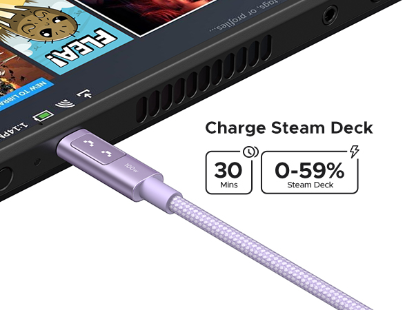 Charge Steam Deck