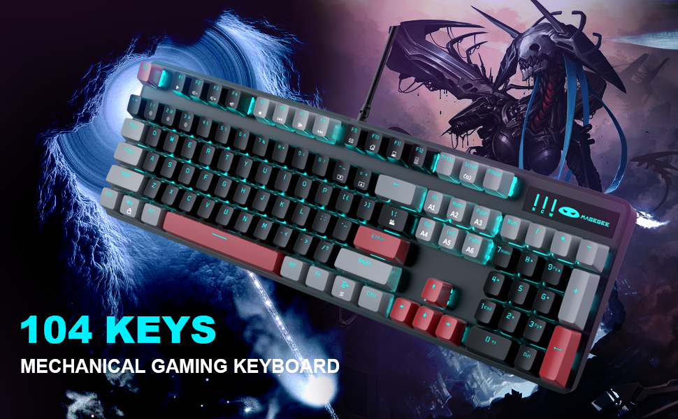 104 Keys Mechanical Gaming Keyboard