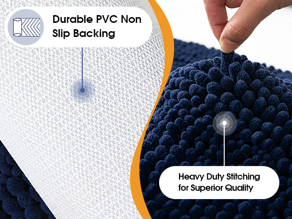 Non slip backing