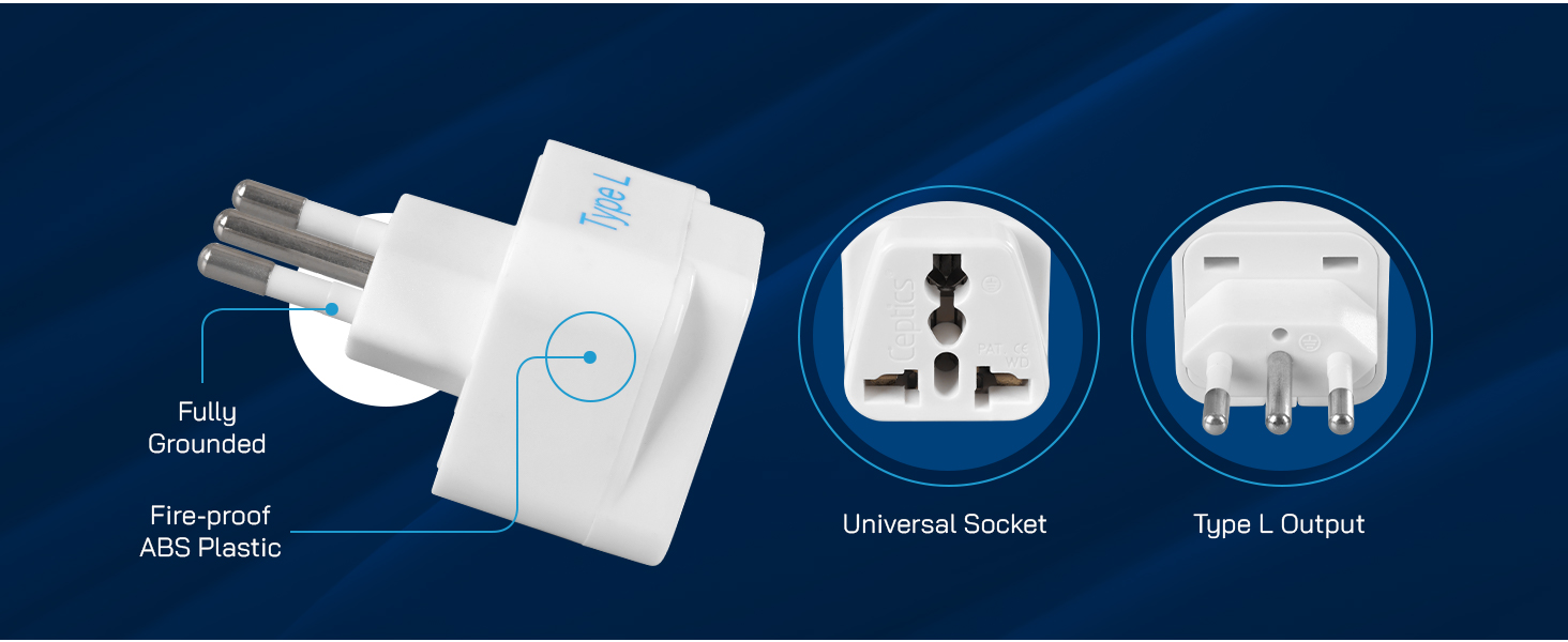travel adapter italy