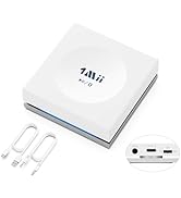 1Mii Bluetooth Transmitter Receiver, 2-in-1 3.5mm Aux Bluetooth Adapter with Touch-Control, aptX ...