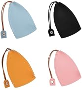 WisePoint Cute Key Fob Case 4PCS, PU Leather Car Key Case Portable Key Pouch for Car Keys, Person...