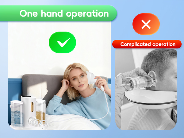 One hand operation