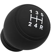 Yiwview Gear Shift Knob Cover, Silicone Anti-Slip 5-Speed 6-Speed Manual Shifter Protector, Unive...