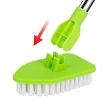 shower cleaning brush with long handle