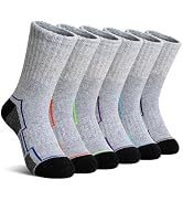 DoSmart Kids Hiking Walking Socks, Boys Girls Toddlers Merino Wool Warm Wicking Cushion Crew Socks
