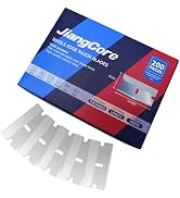 200 Count Single Razor Edge Blades – Premium SK5 Carbon Steel, Ultra-Sharp & Durable for Professi...