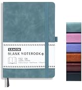 LEAGIM 192 Pages Blank Notebook Journal (Green)