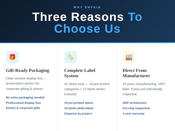 why choose enfain flash drives