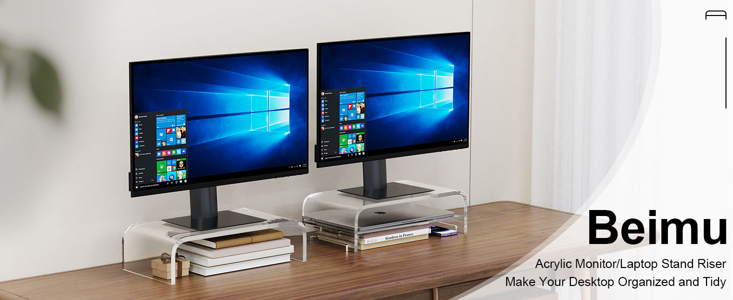 Clear Computer Stand