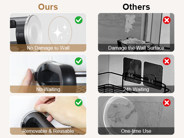 suction shelf