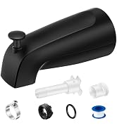 Enhon Tub Spout with Diverter, Universal Fits 1/2'' Copper Pipe, 1/2'' IPS and 3/4'' IPS, Bathroo...