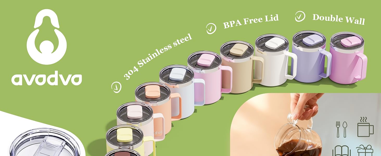 insulated coffee mug