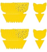 Carbelina Fruit Fly Traps for Indoors Sticky, Gnat Traps for House Indoor Plants, Fungus Gnat Sti...