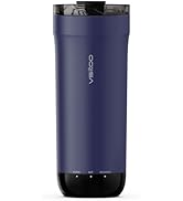 Vsitoo S5 Self Heating Travel Mug 16oz, Rechargeable Coffee Mug with Car Charger Kit, AI Auto-Sen...