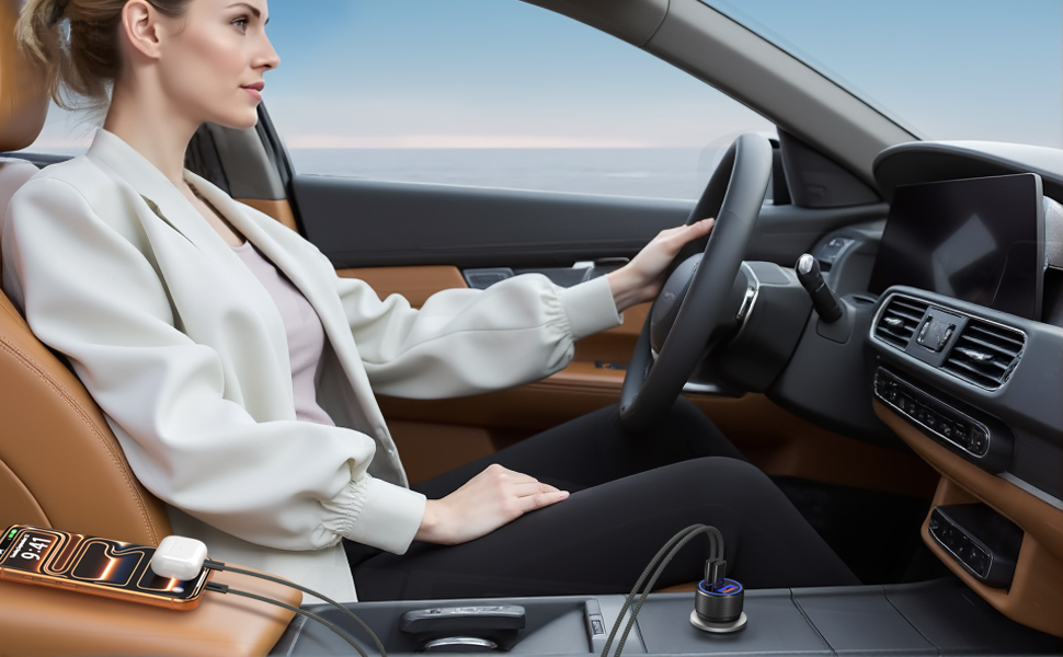 car charger usb c fast charging