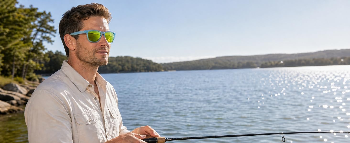 Pro Acme Polarized Golf Sunglasses and Hiking Sunglasses for Men Women