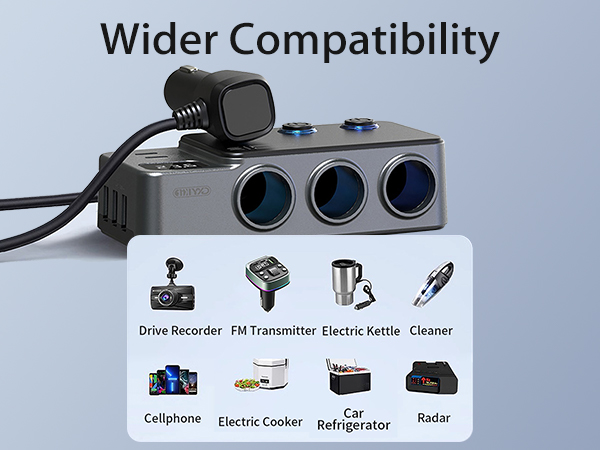 Cigarette Lighter Splitter