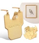 20Pcs Golden Claw Drywall Picture Hangers, Heavy Duty 40Lbs Max Load, Tool - Free, Nail - Free, G...