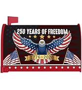 Inisajace 250th Anniversary USA Mailbox Covers Magnetic, America 1776-2026 Post Letter Box Cover ...