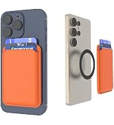 Rikasetu Magnetic for Mag-safe Wallet, RFID Leather Card Holder, Magnetic Phone Wallet Card Holde...