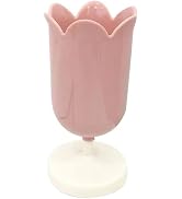 aoukoslt Pink Plastic Tulip Pen Holder Cute Pens Cup for Desk Pen Brush Organizer Office Statione...
