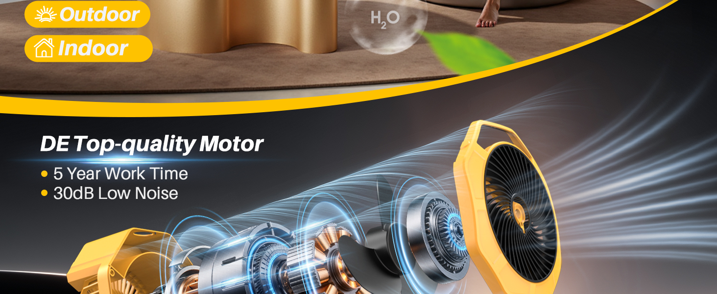 portable misting fan