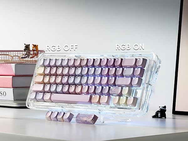 shine through keycaps