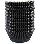 Eoonfirst Standard Size Baking Cups Easter Cupcake Liners 200 Pcs (Black)