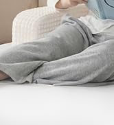 Vekkia Reading Pillow,Back Pillow for Bed Sitting Up Adult,Backrest Support Pillow with Build-in ...