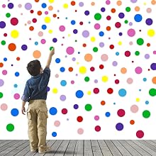 Circle decals for walls application