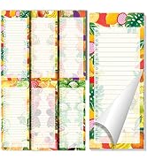 Performore 6 Packs of Magnetic Note Pad for Fridge - Magnetic List Pad - Magnetic to Do List for ...