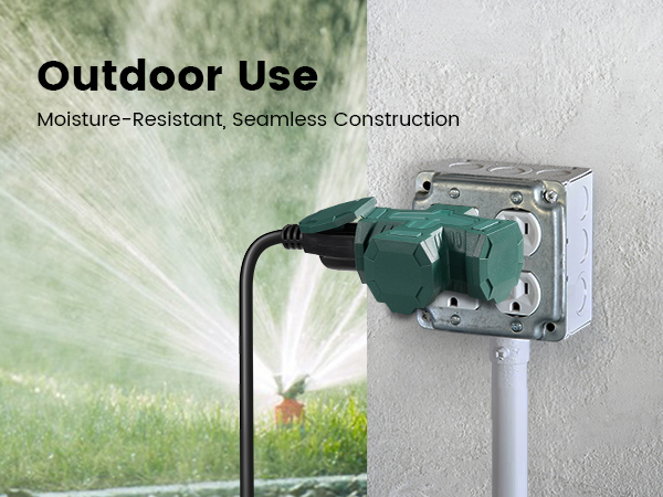 outdoor extension cord splitter