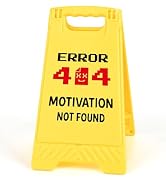 Funny Office Desk Sign for Women - Error 404 Motivation. Funny Table Decor with Phone Holder and ...