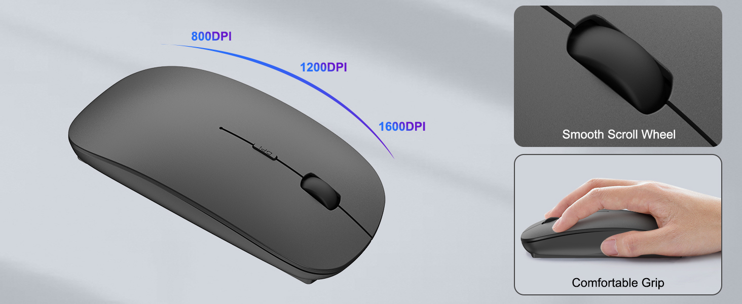 COMFORTABLE TOUCH, ADJUSTABLE DPI