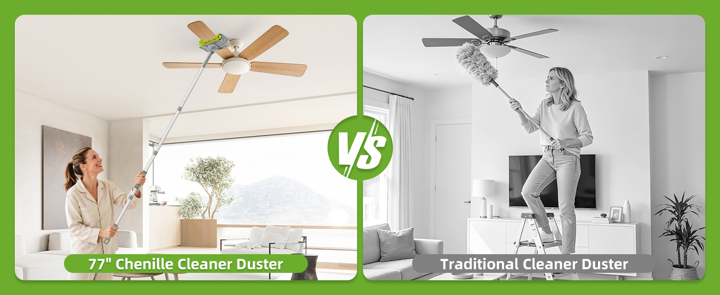77“ chenille cleaner duster