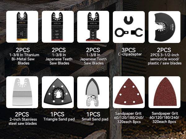 oscillating tool blades