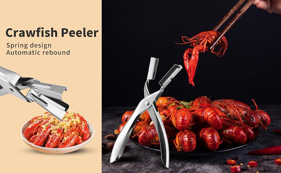 Crawfish Peeler Spring designAutomatic rebound