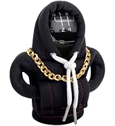 HIAHXC Funny Gear Shift Hoodie Cover, Car Shifter Knob Sweatshirt, Universal Stick Shift Cover fo...