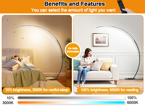 curved lamp
