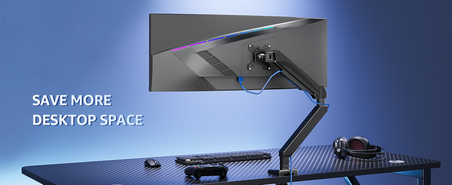 heavy duty monitor arm