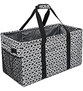 Acnusik Extra Large Utility Tote Bag for Women with Pockets,Canvas Collapsible Tote Bags